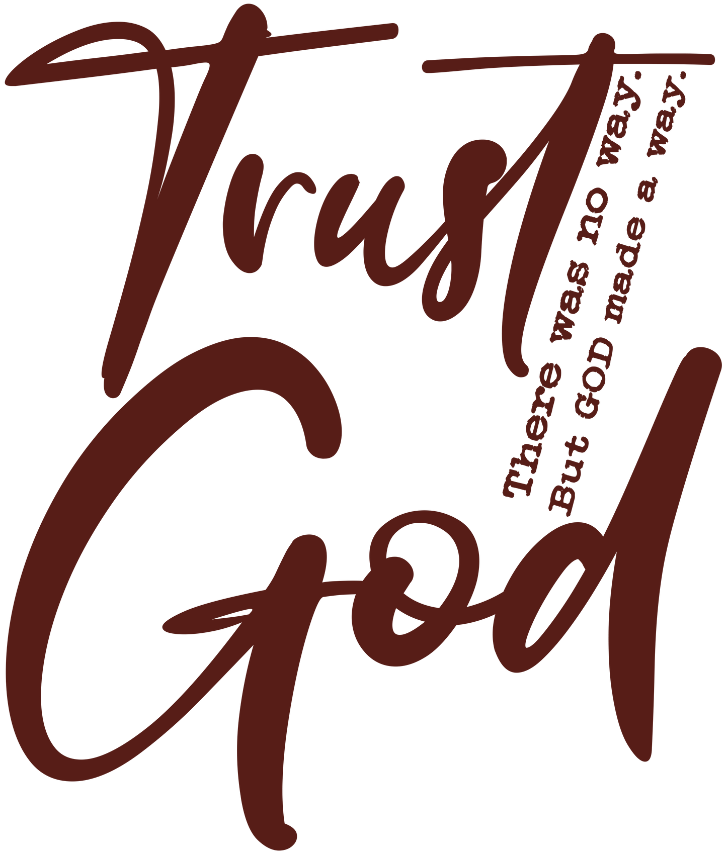 Trust god tshirt