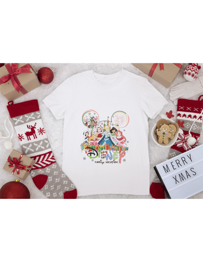 Disney Princess Christmas vacation shirt