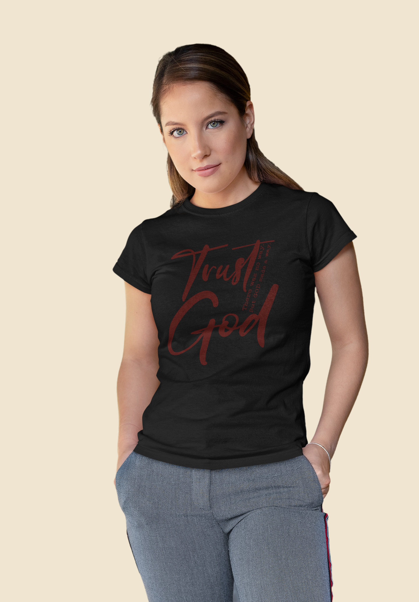 Trust god tshirt